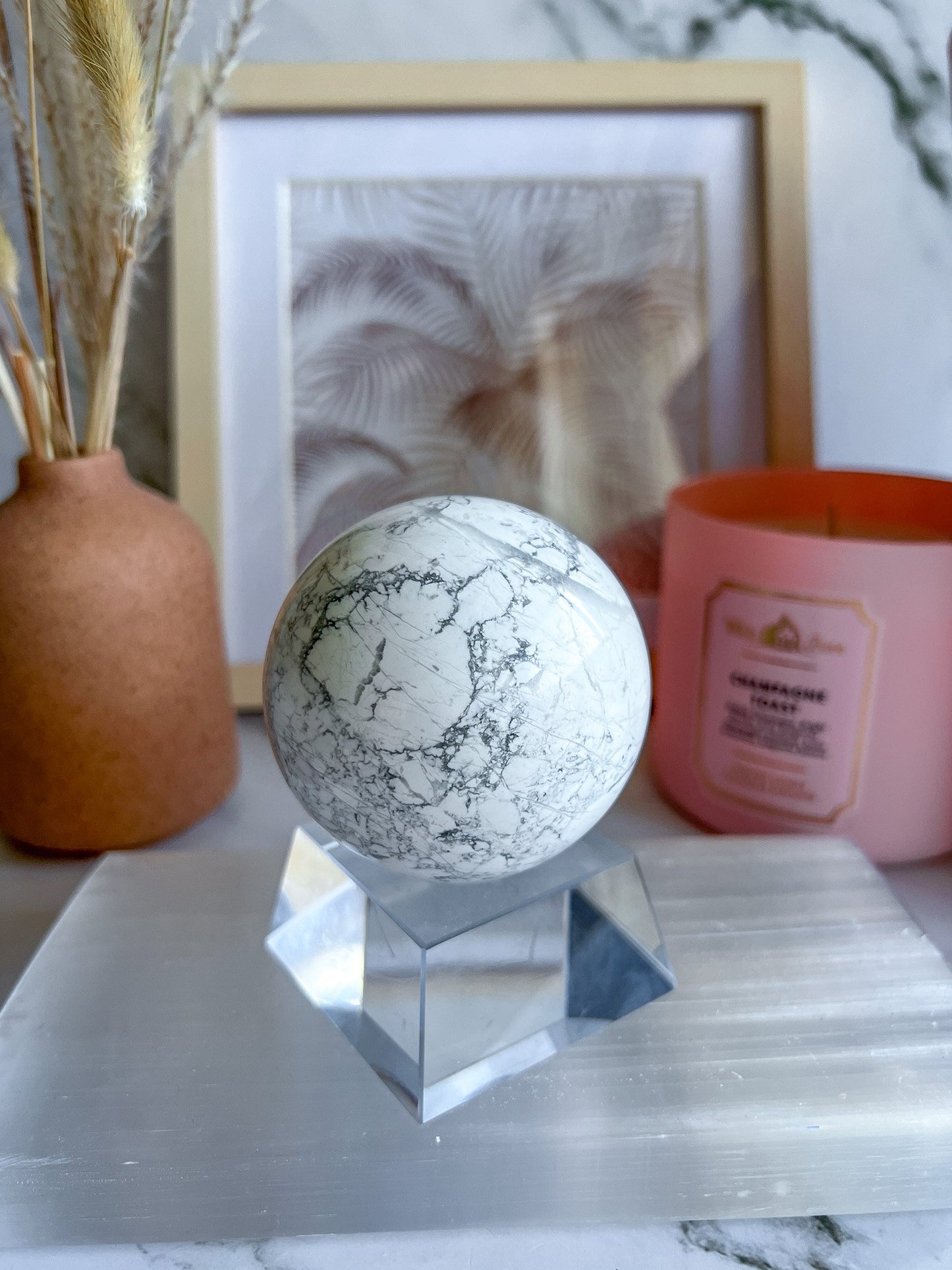 Howlite Sphere