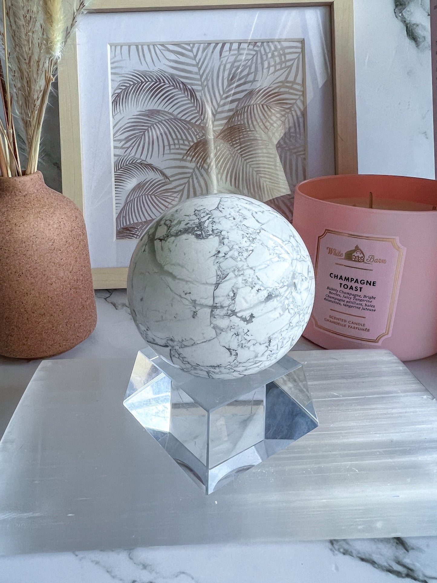 Howlite Sphere