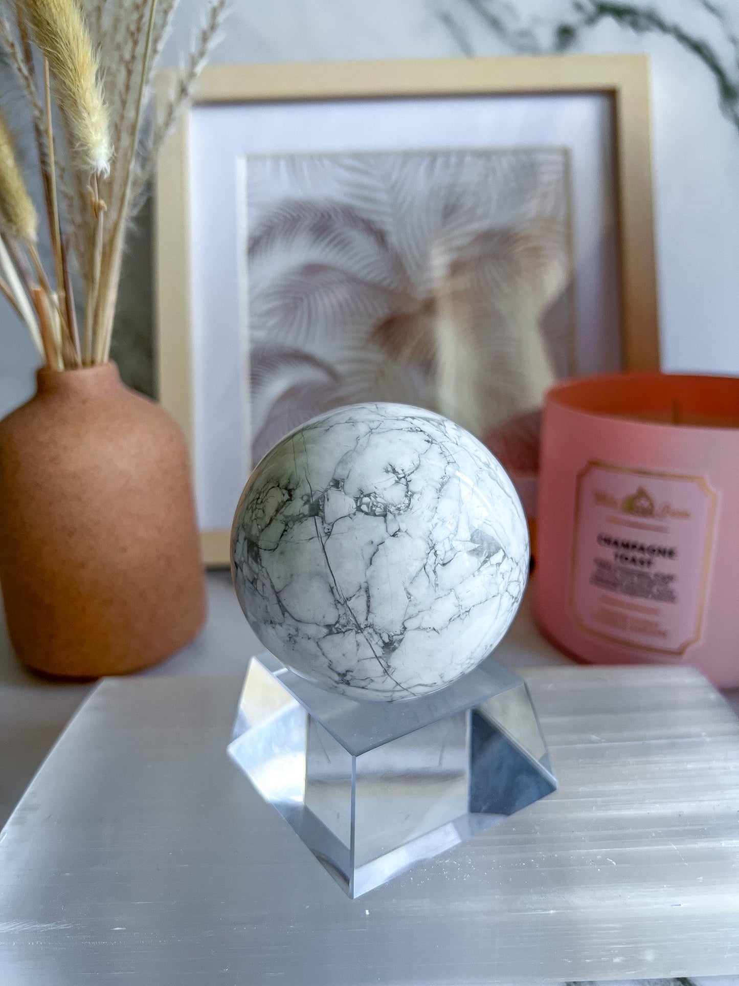 Howlite Sphere