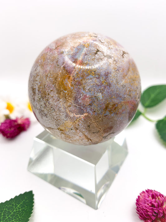 Ocean Jasper Sphere - Crystal Love Treasures