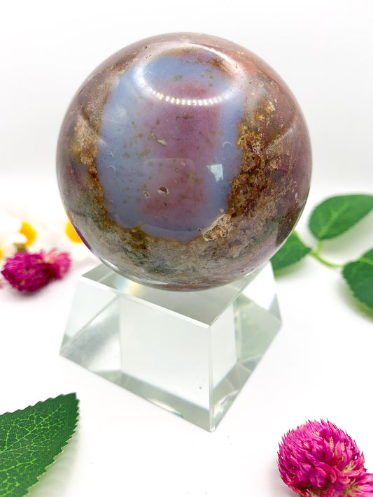 Ocean Jasper Sphere - Crystal Love Treasures