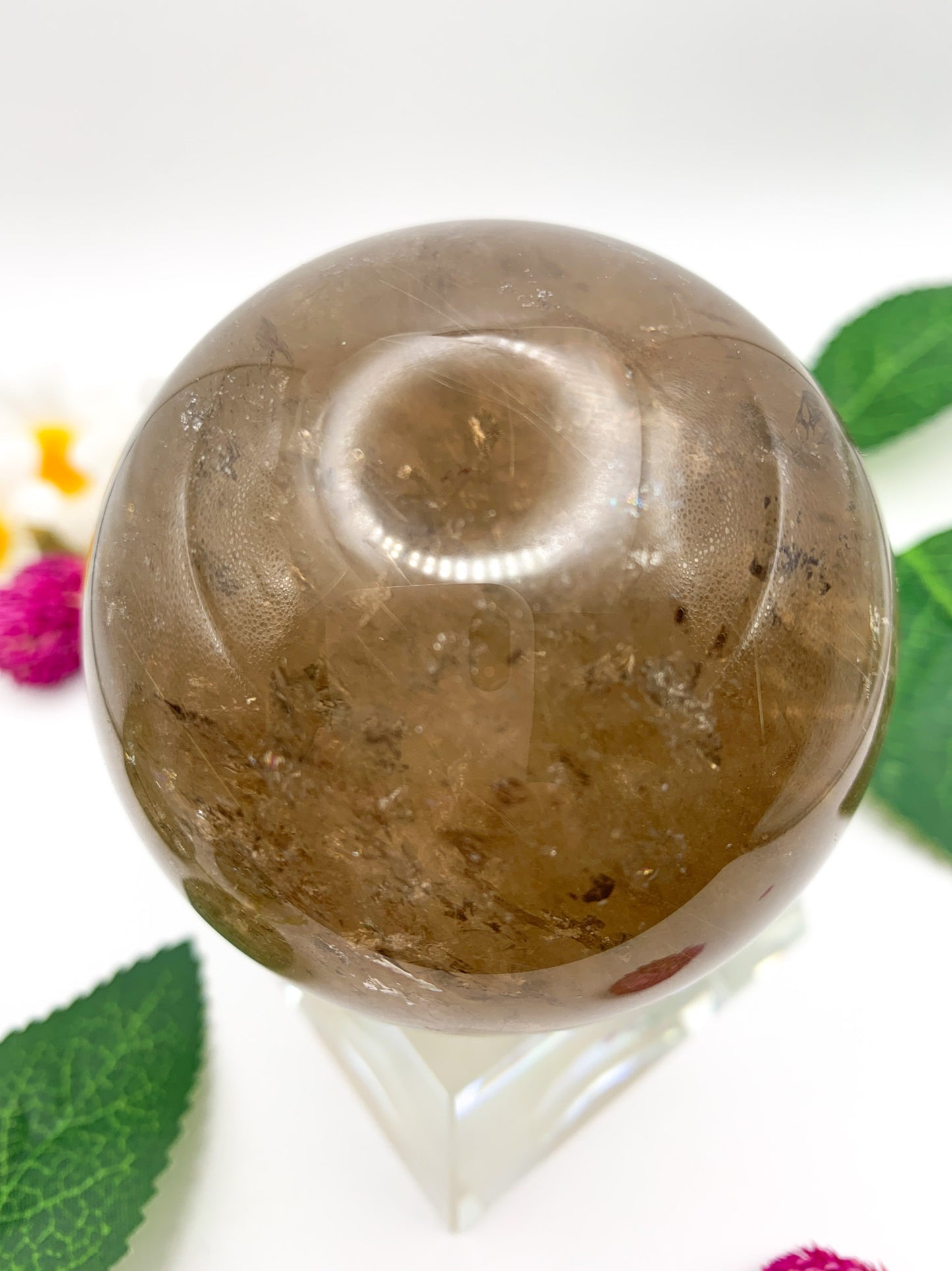 Rutilated Garden Quartz Sphere - Crystal Love Treasures