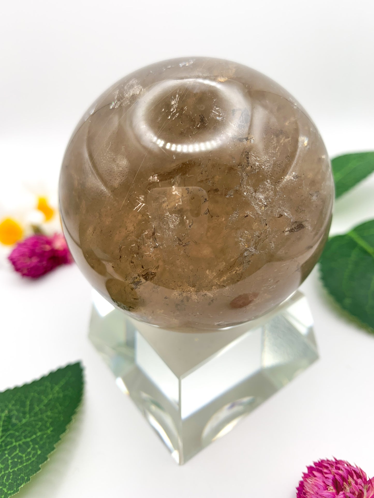 Rutilated Garden Quartz Sphere - Crystal Love Treasures