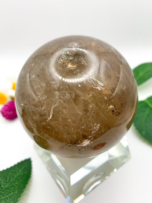 Rutilated Garden Quartz Sphere - Crystal Love Treasures