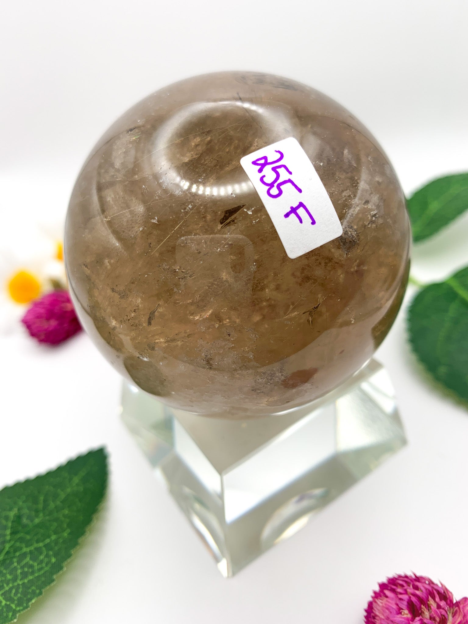 Rutilated Garden Quartz Sphere - Crystal Love Treasures