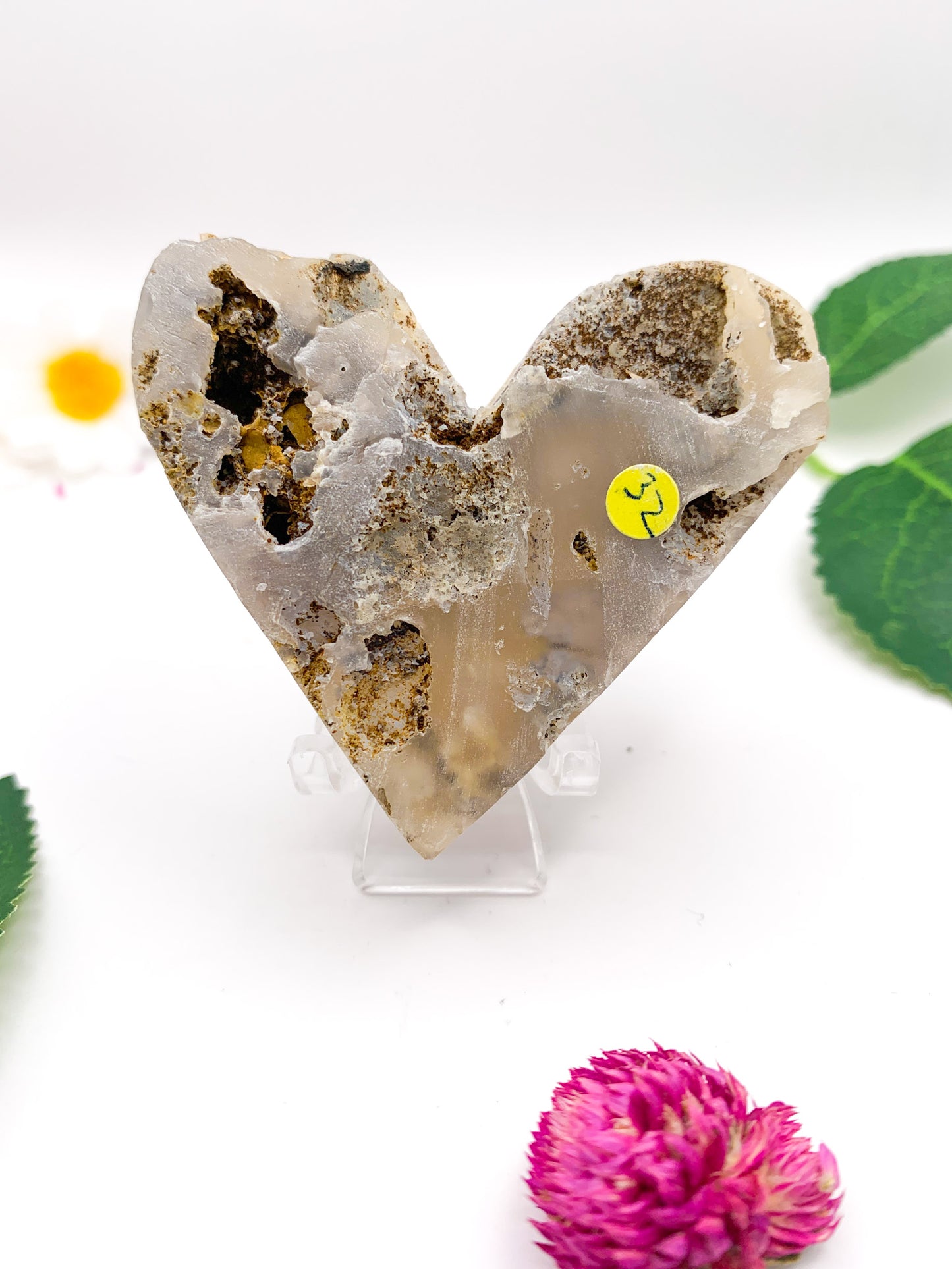 Chunky Calcite Heart - Crystal Love Treasures