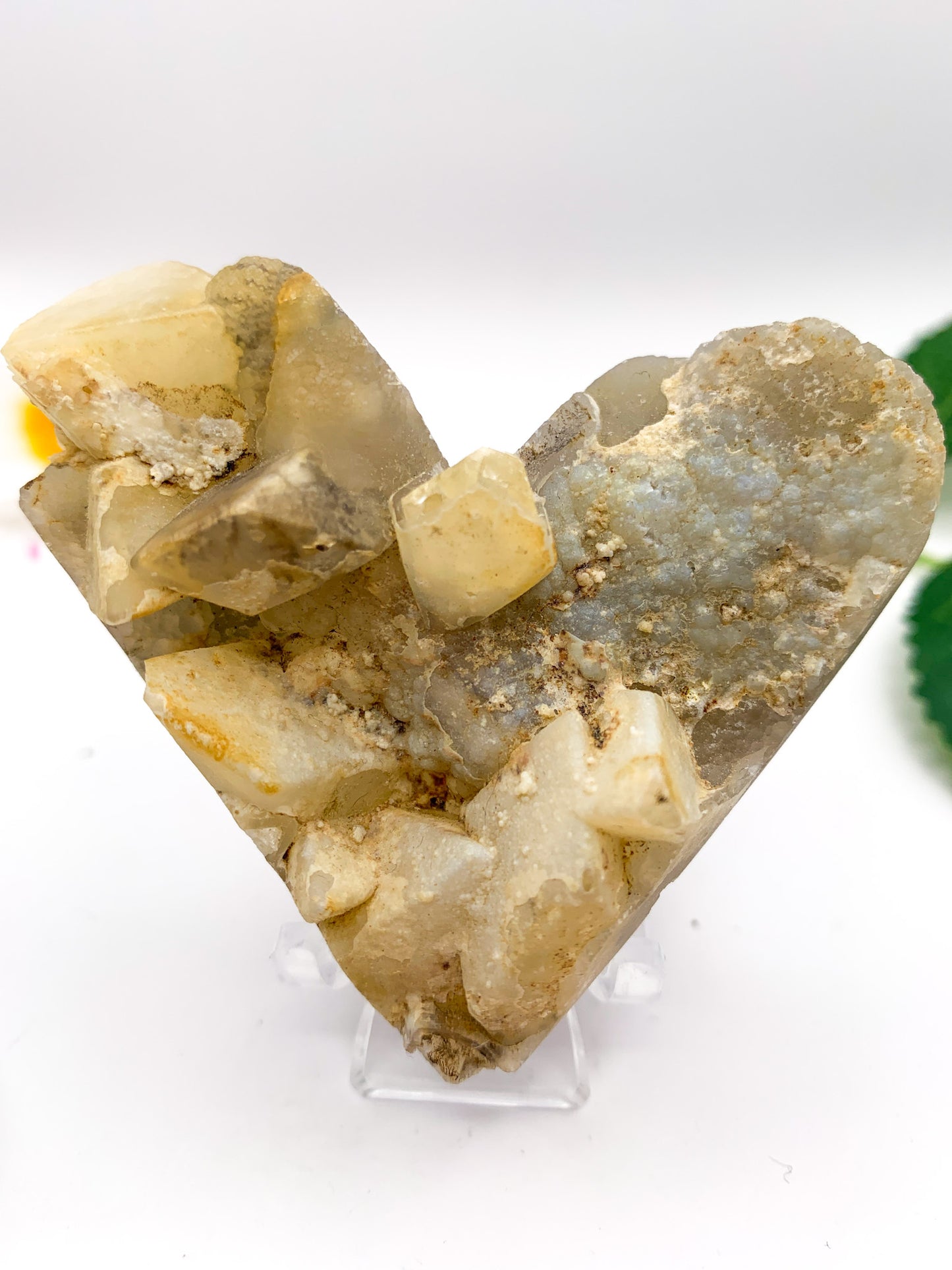 Chunky Calcite Heart - Crystal Love Treasures