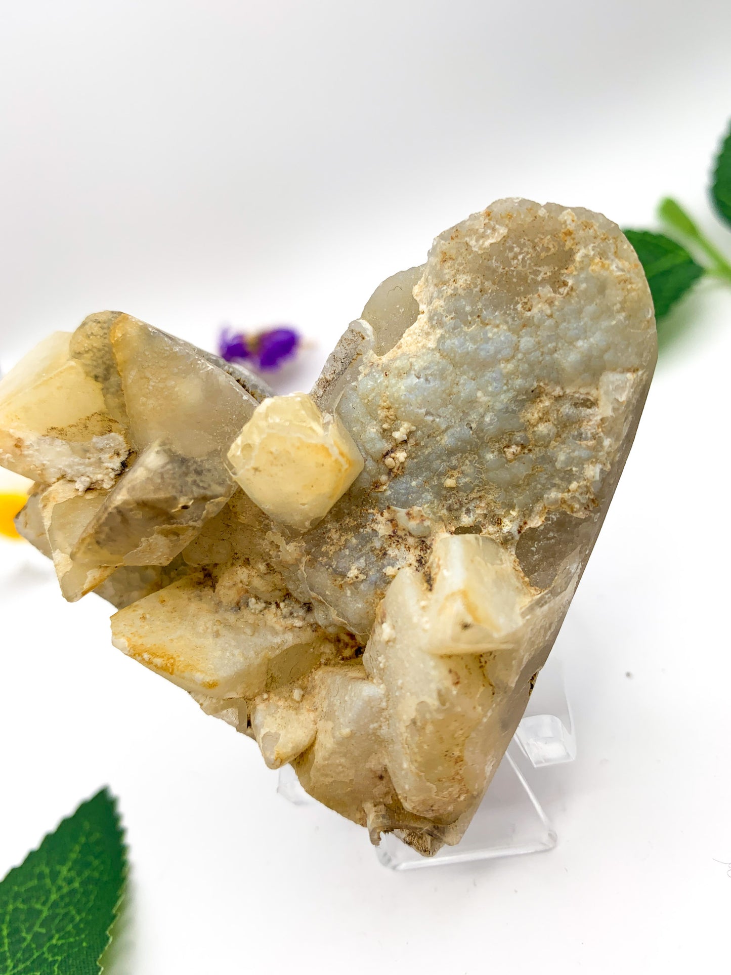 Chunky Calcite Heart - Crystal Love Treasures