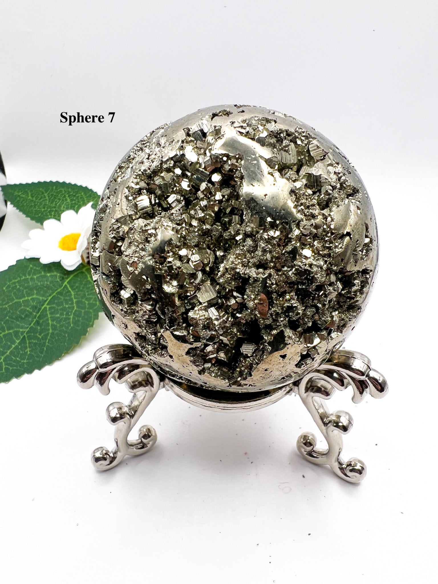 Peruvian Pyrite Sphere - Crystal Love Treasures