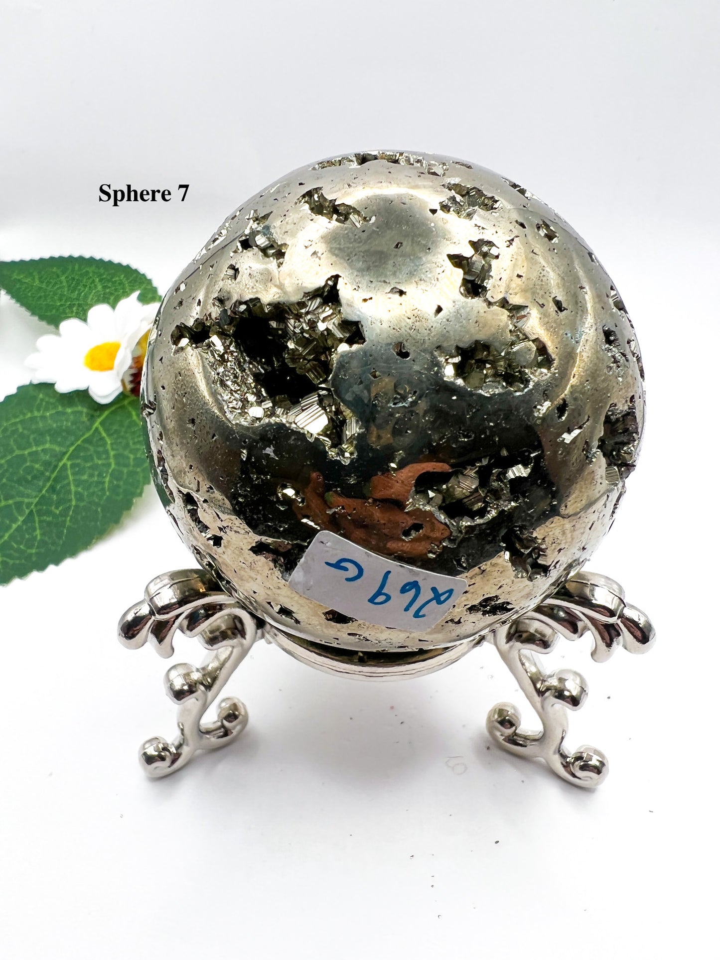 Peruvian Pyrite Sphere - Crystal Love Treasures