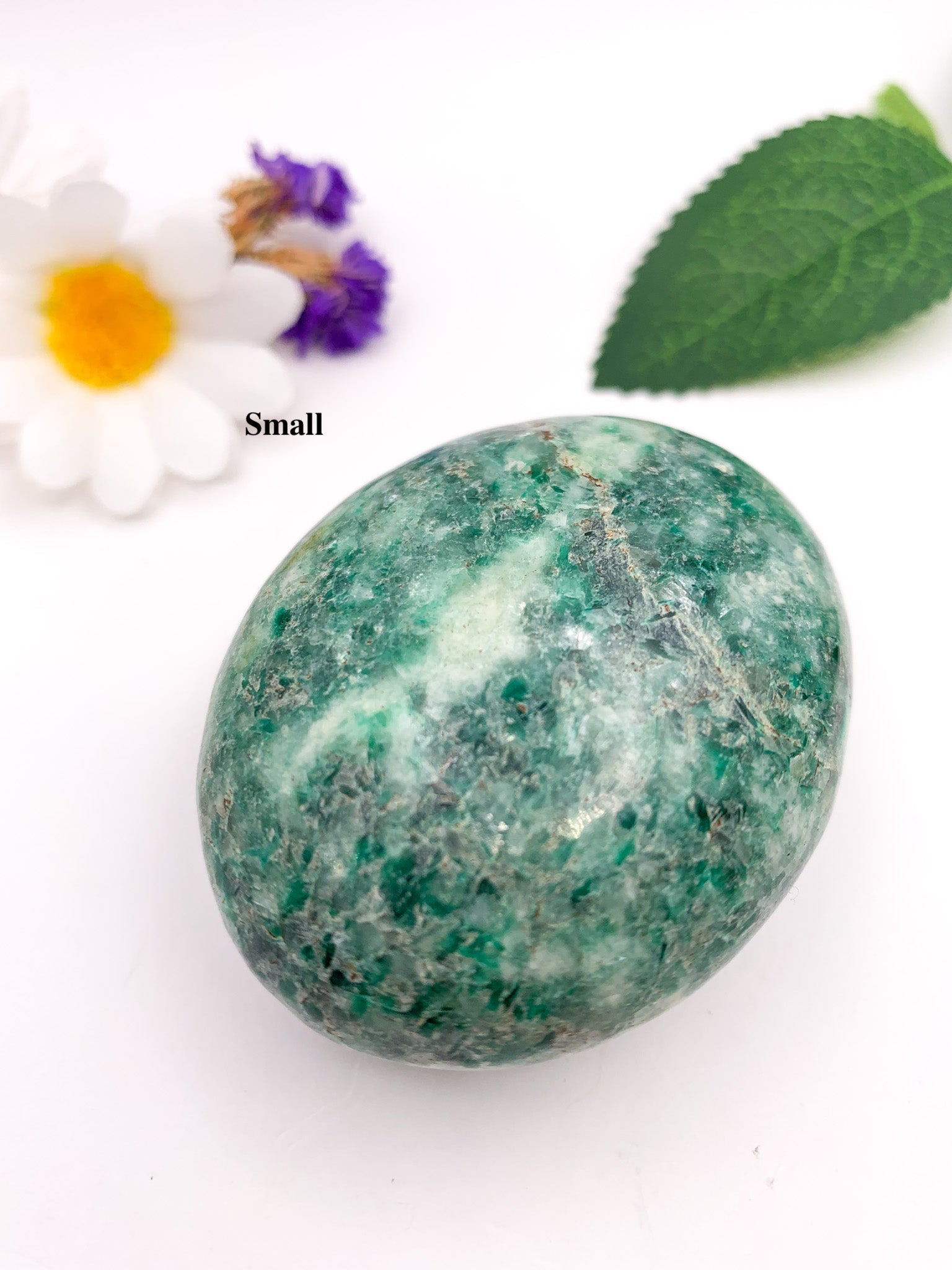 Green Kyanite Palm Stone - Crystal Love Treasures