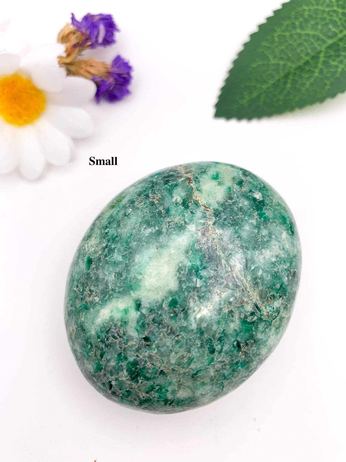 Green Kyanite Palm Stone - Crystal Love Treasures