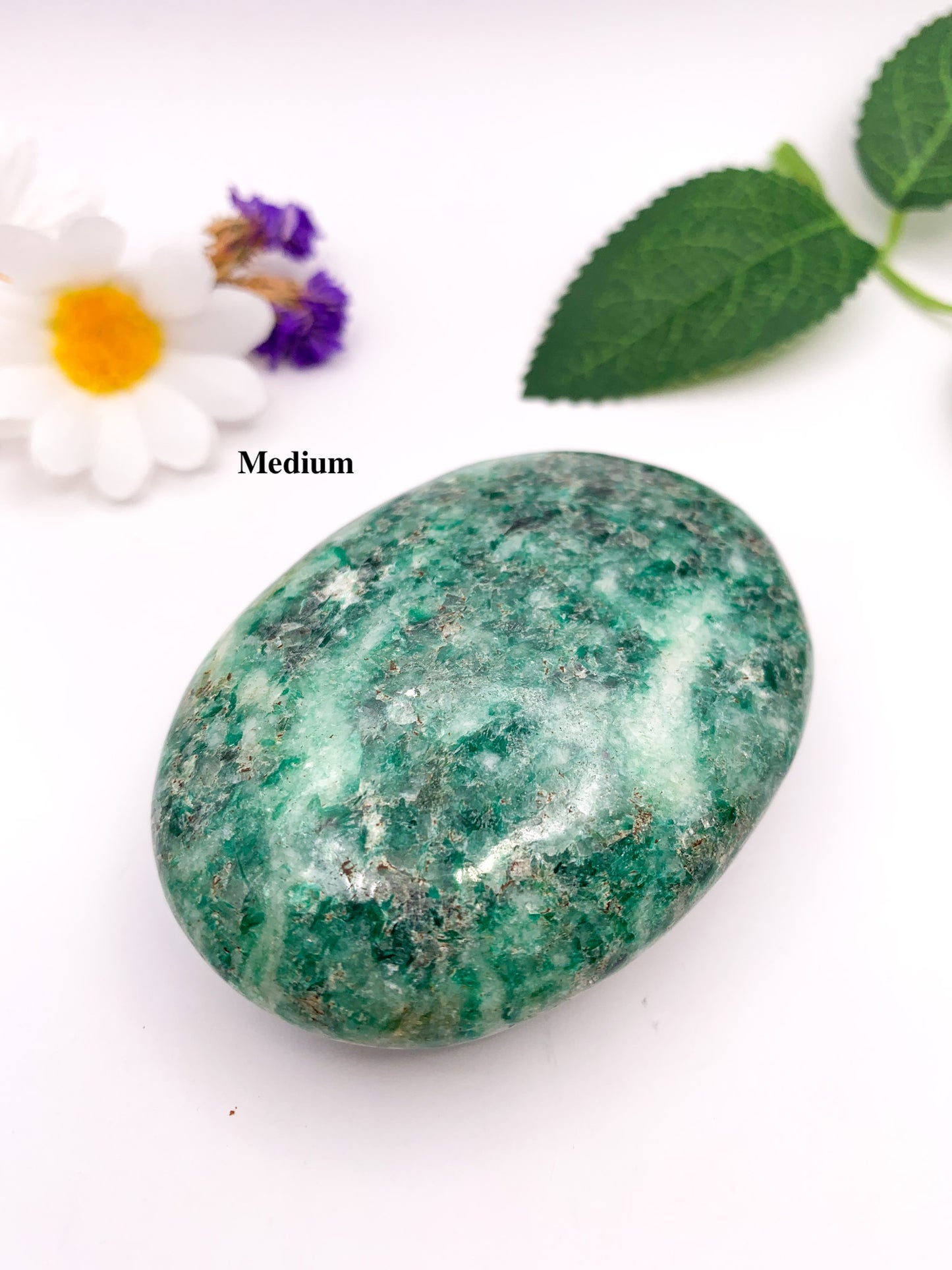 Green Kyanite Palm Stone - Crystal Love Treasures