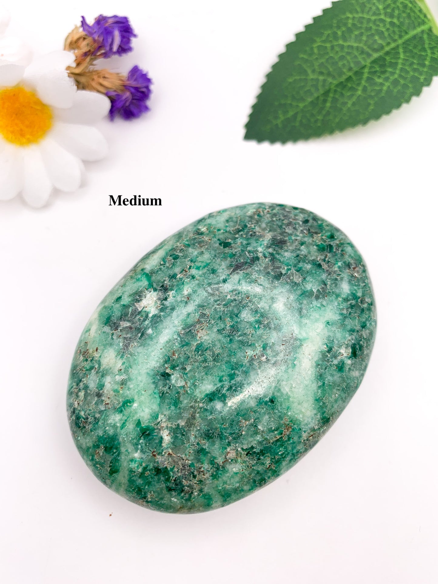 Green Kyanite Palm Stone - Crystal Love Treasures