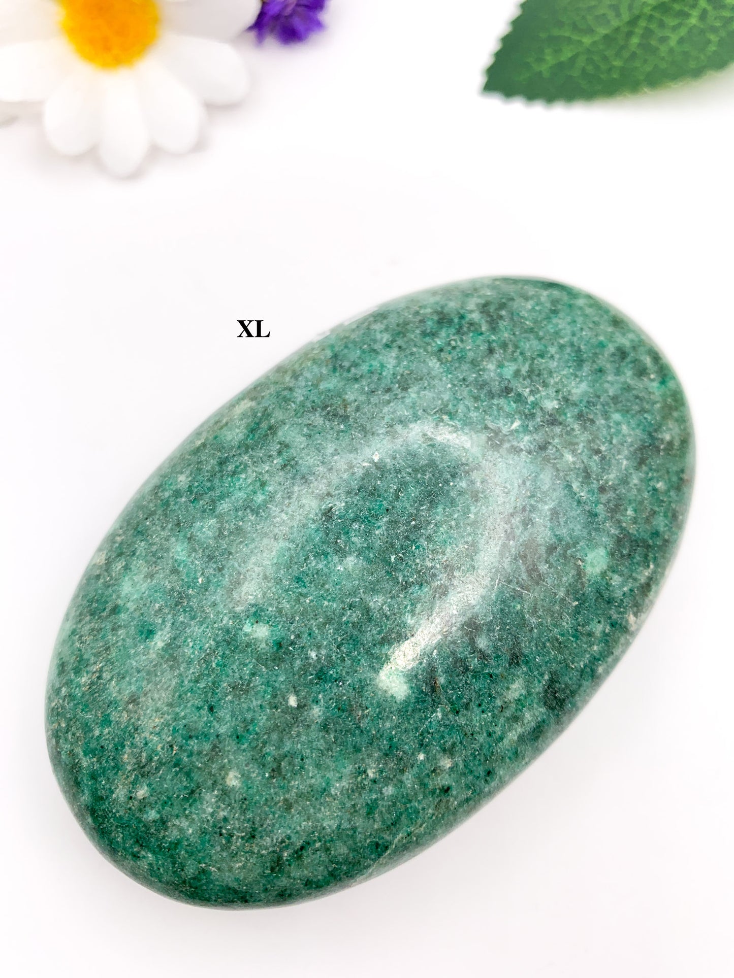 Green Kyanite Palm Stone - Crystal Love Treasures