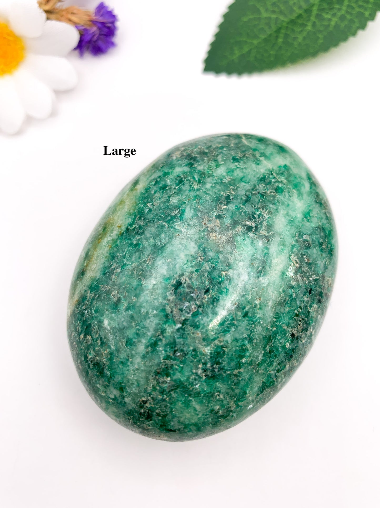 Green Kyanite Palm Stone - Crystal Love Treasures