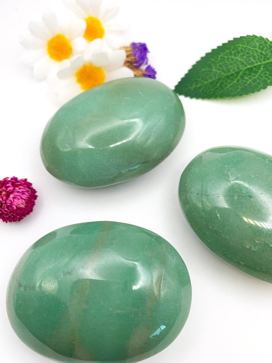 Aventurine Palm Stone - Crystal Love Treasures