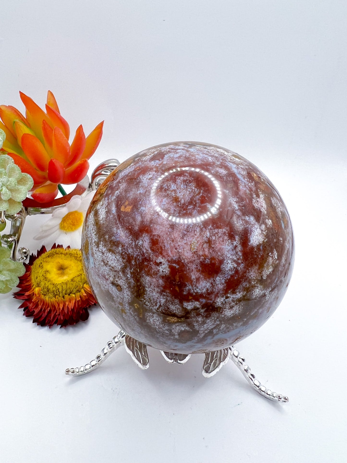 Ocean Jasper Sphere - Crystal Love Treasures