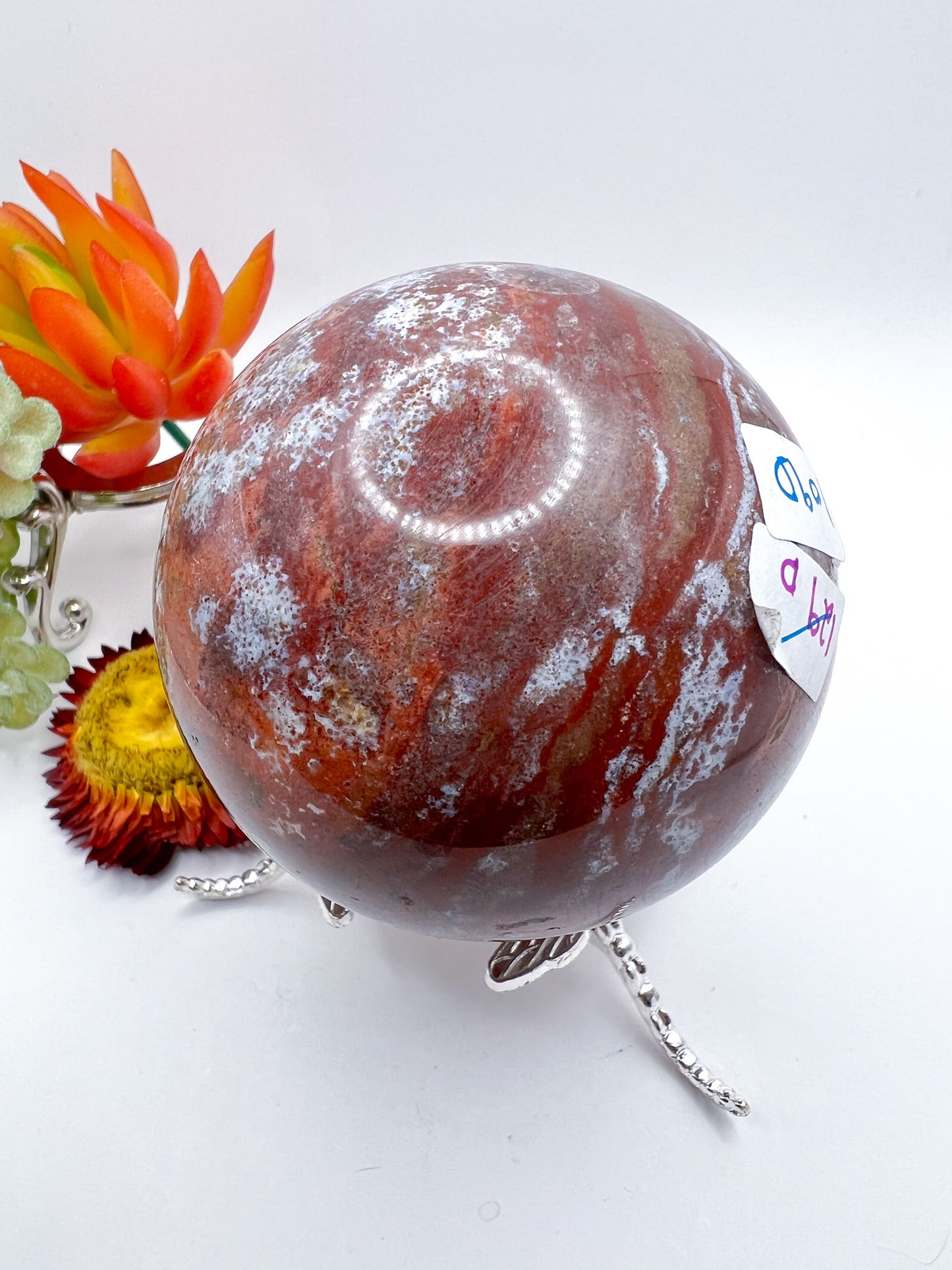 Ocean Jasper Sphere - Crystal Love Treasures