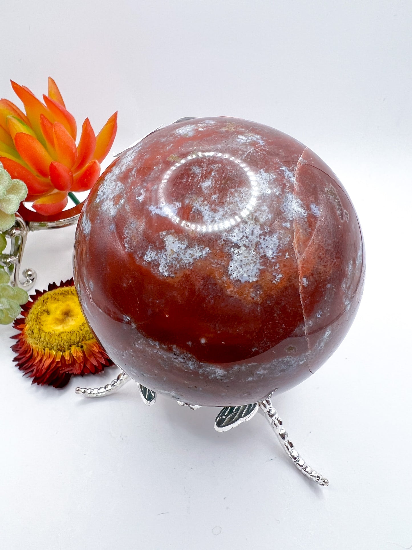 Ocean Jasper Sphere - Crystal Love Treasures