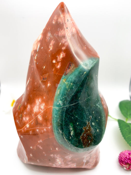 Ocean Jasper Flame - Crystal Love Treasures