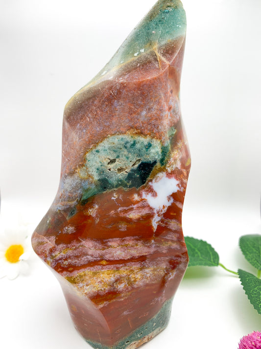 Ocean Jasper Flame - Crystal Love Treasures