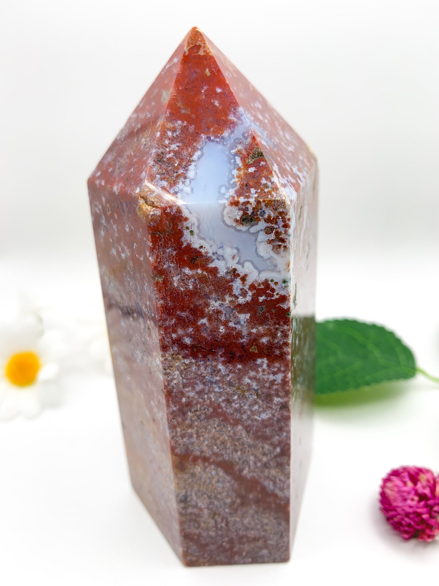 Ocean Jasper Tower - Crystal Love Treasures