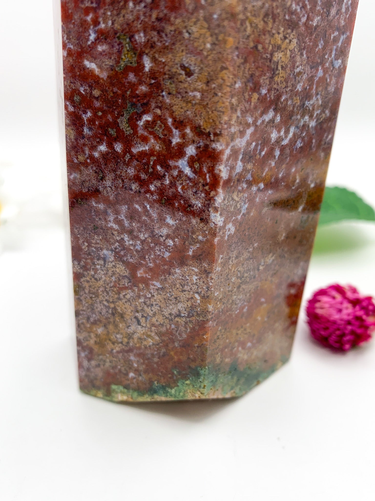 Ocean Jasper Tower - Crystal Love Treasures