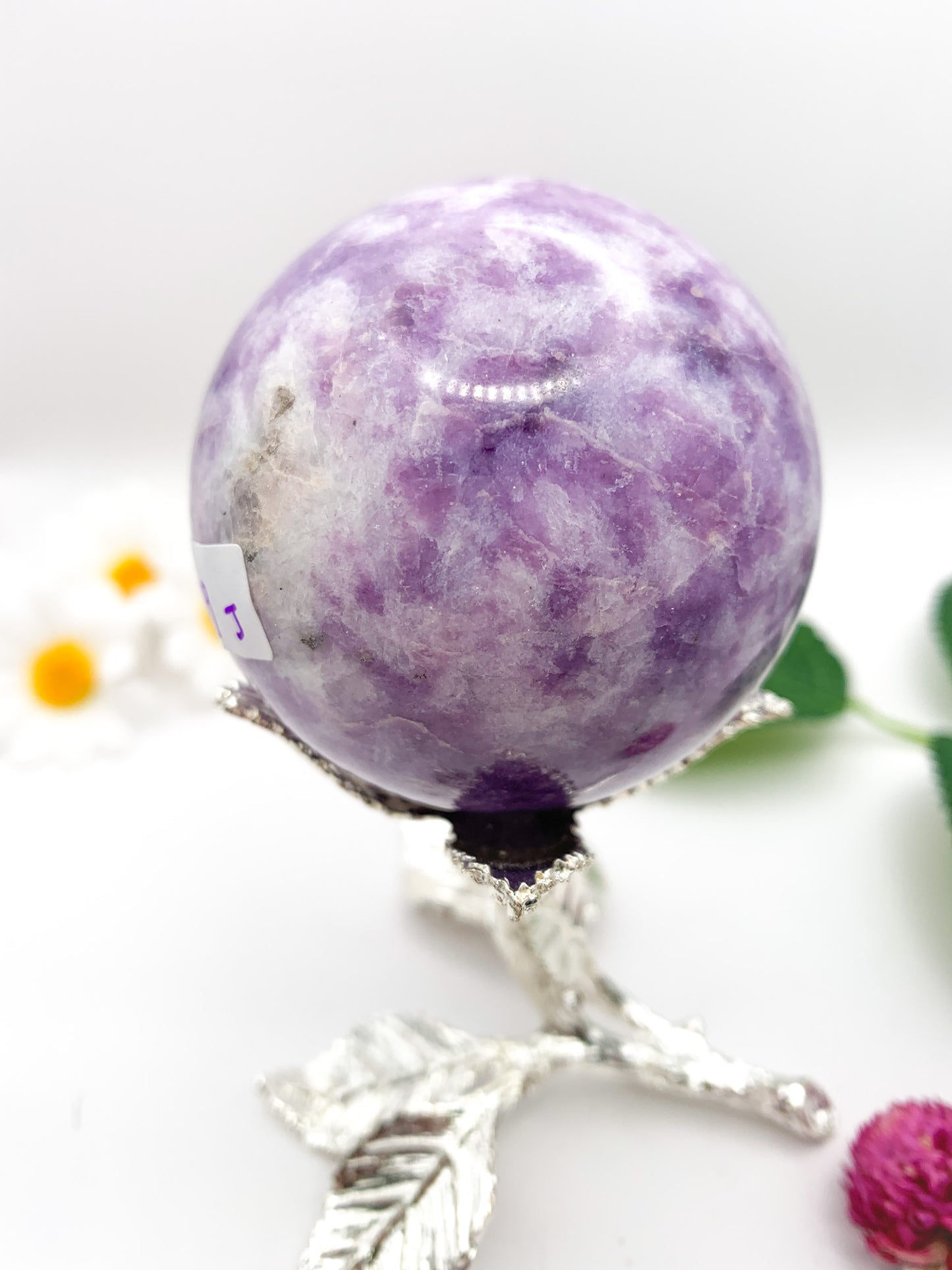 Lepidolite Sphere - Crystal Love Treasures