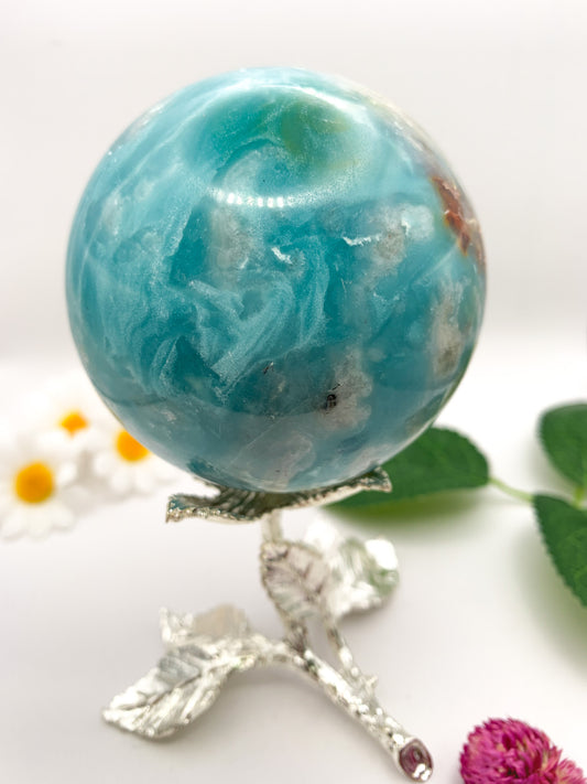 Amazonite Sphere (Russian) - Crystal Love Treasures