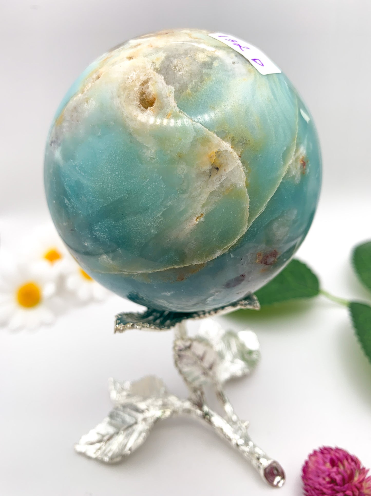 Amazonite Sphere (Russian) - Crystal Love Treasures