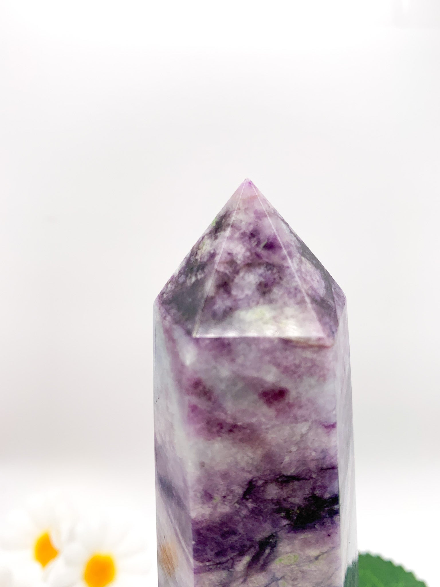 Rainbow Fluorite Tower (Opalized) - Crystal Love Treasures