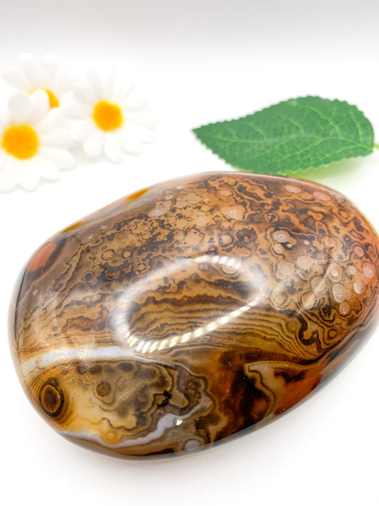 Sardonyx Palm Stone XL - Crystal Love Treasures