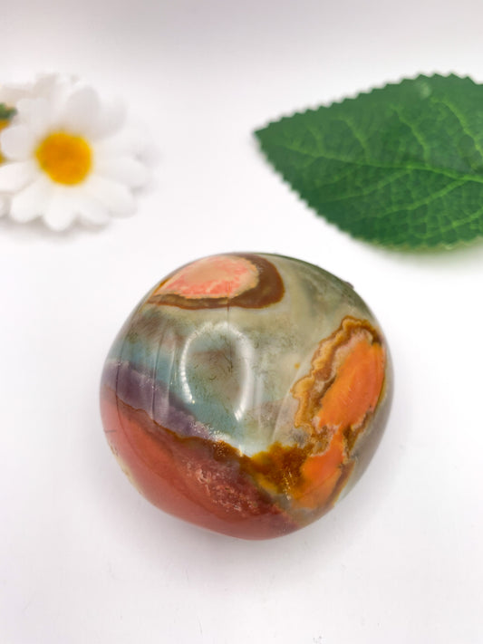 Polychrome Palm Stone - Crystal Love Treasures