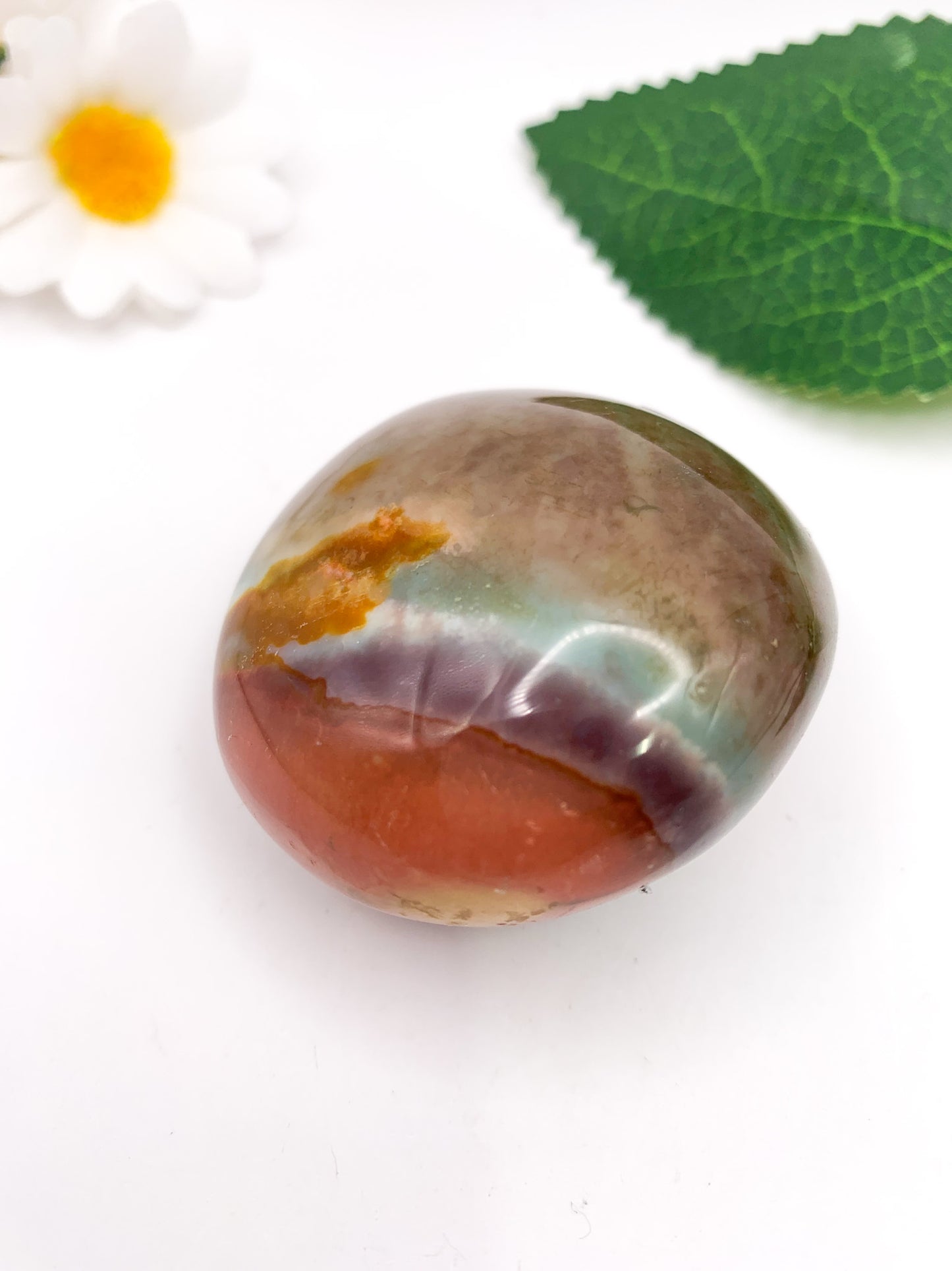 Polychrome Palm Stone - Crystal Love Treasures