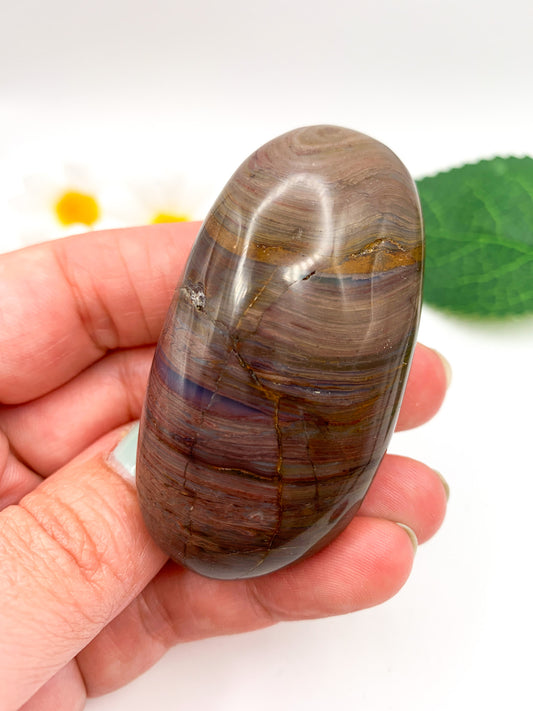 Ocean Jasper Palm Stone - Crystal Love Treasures