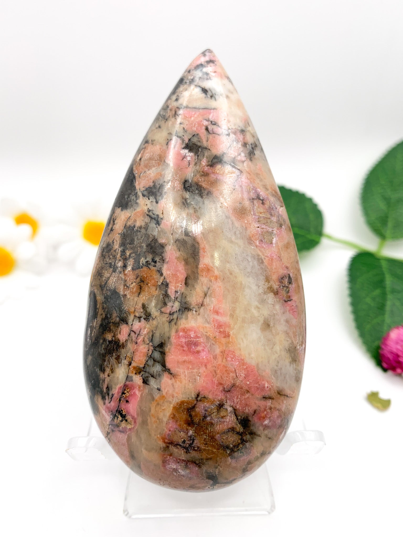 Rhodonite Tear Drop - Crystal Love Treasures