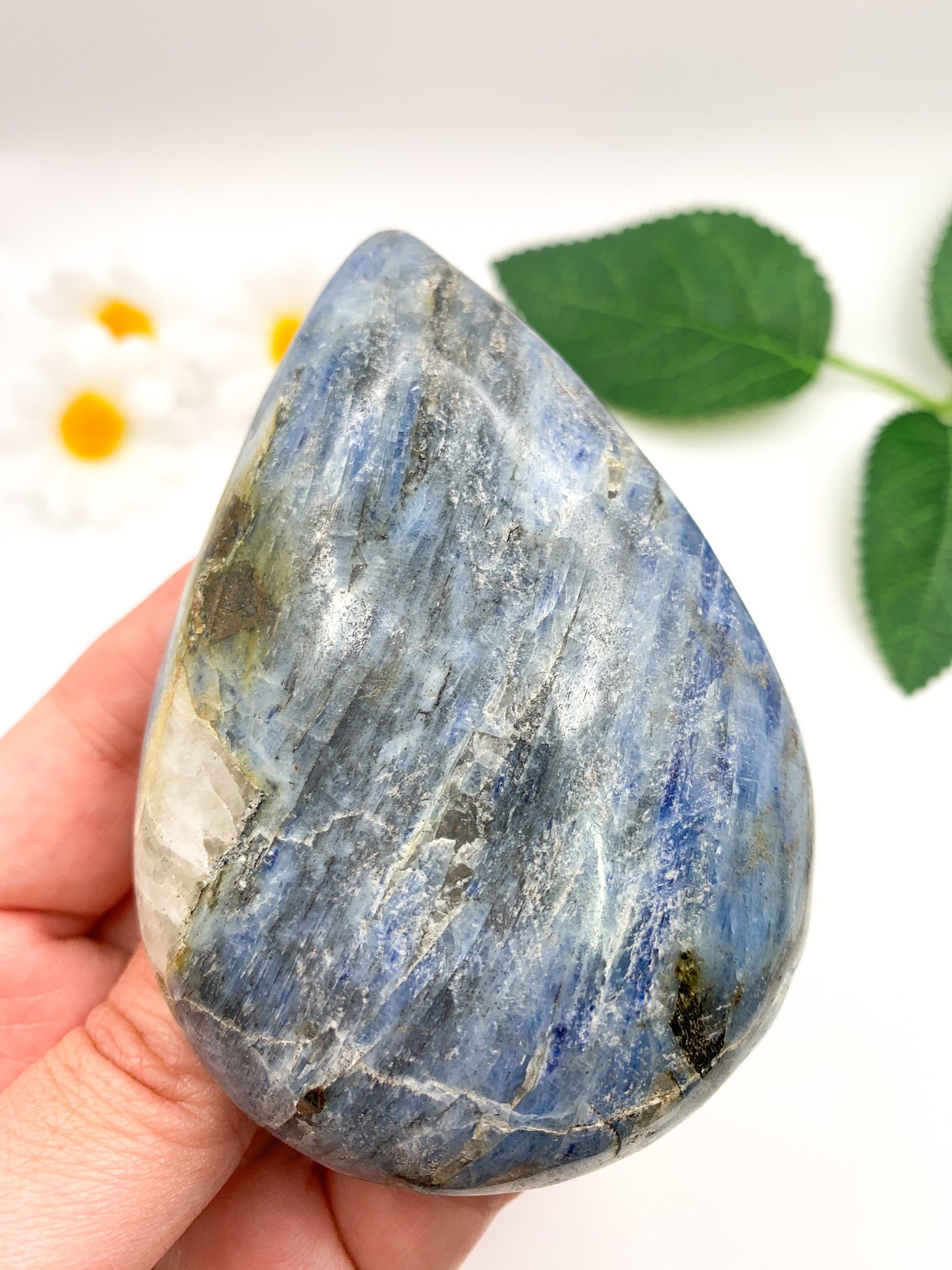 Blue Kyanite Tear Drop - Crystal Love Treasures