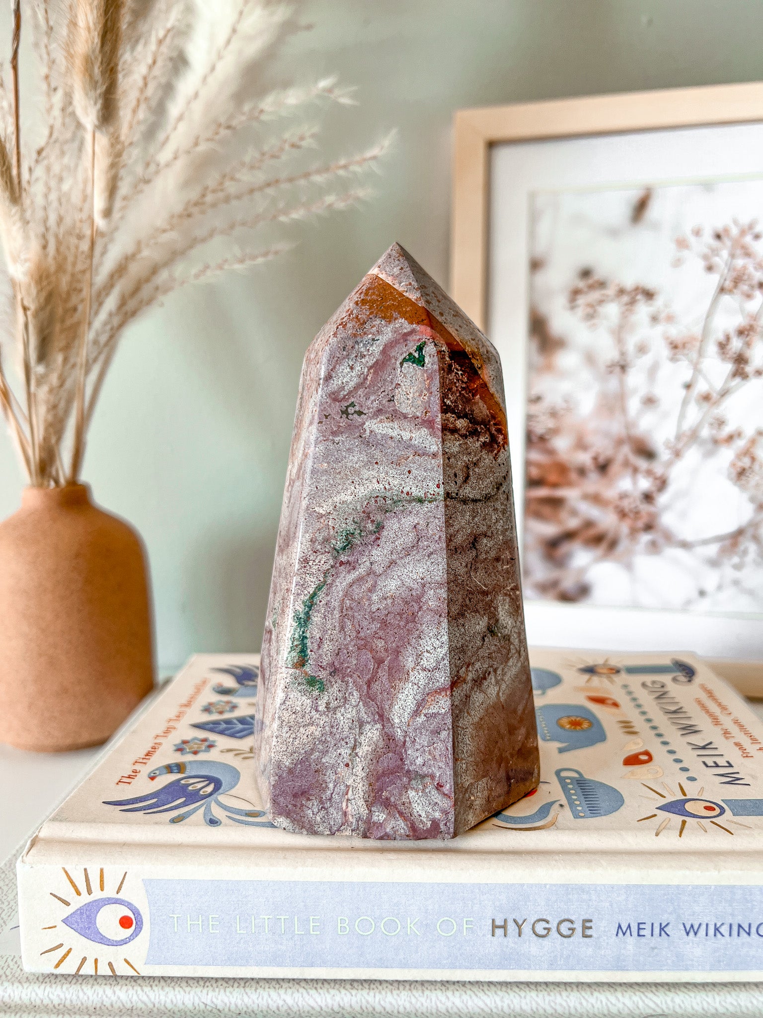 Ocean Jasper Tower - Crystal Love Treasures