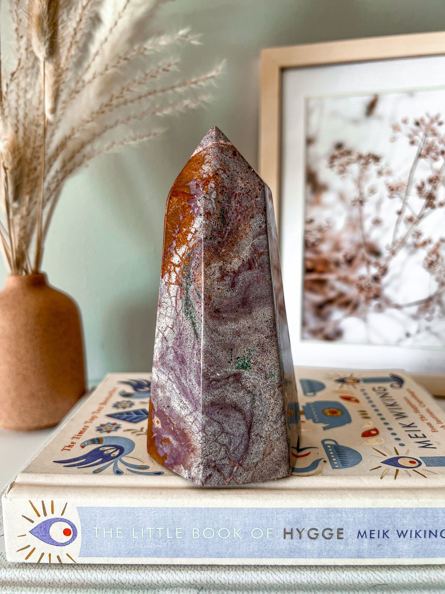 Ocean Jasper Tower - Crystal Love Treasures