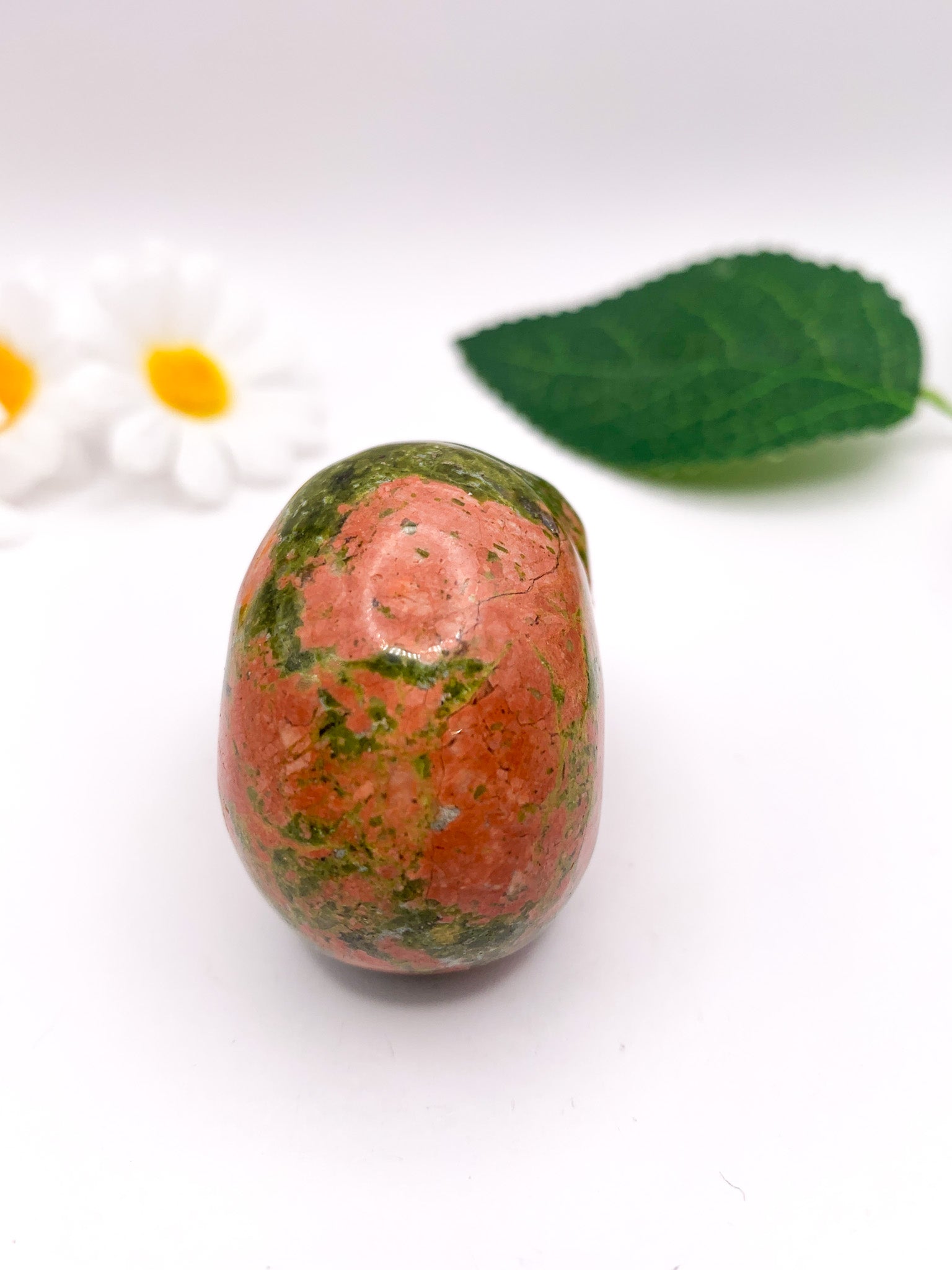 Unakite Skull - Crystal Love Treasures