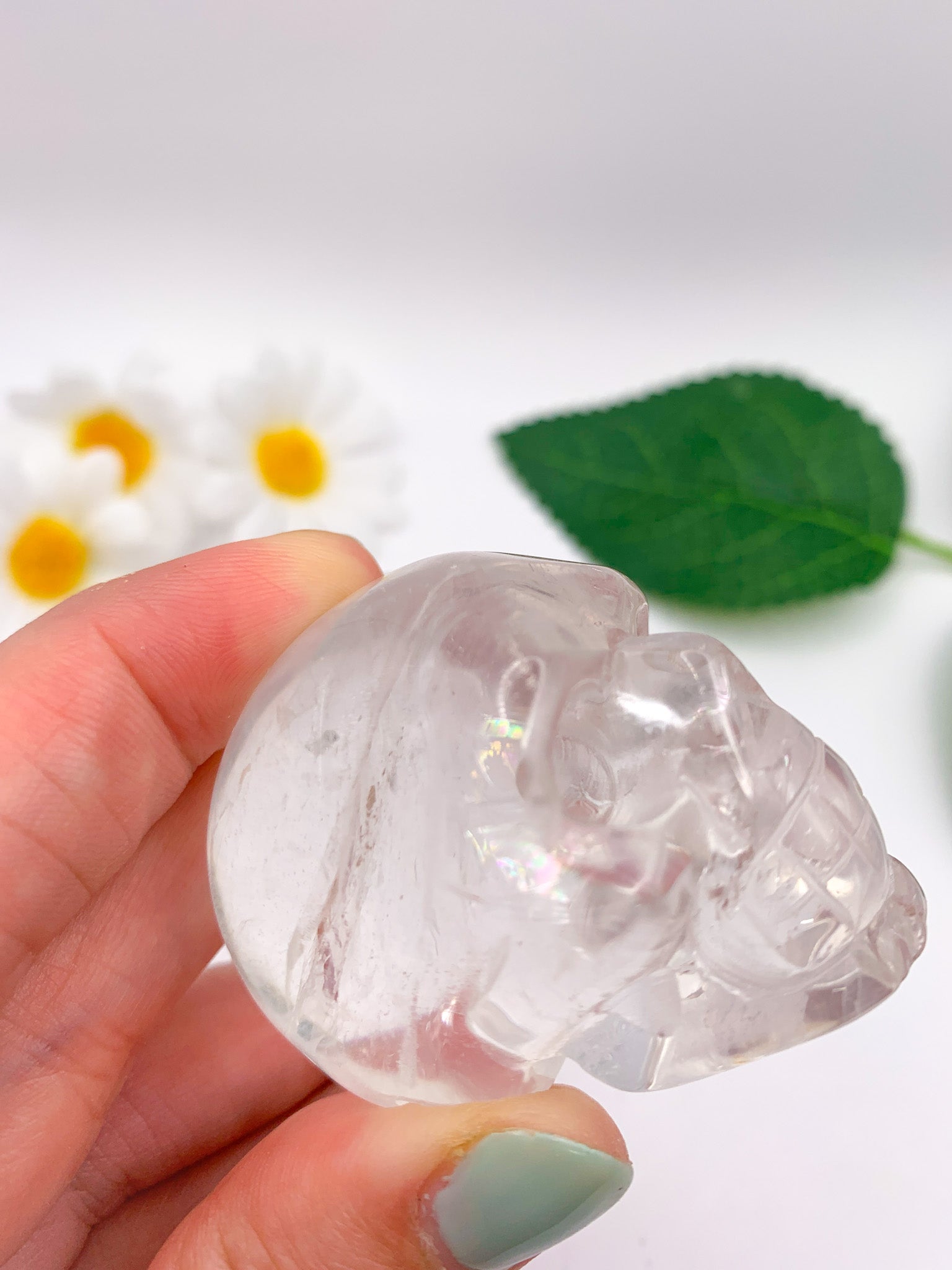 Clear Quartz Skull - Crystal Love Treasures