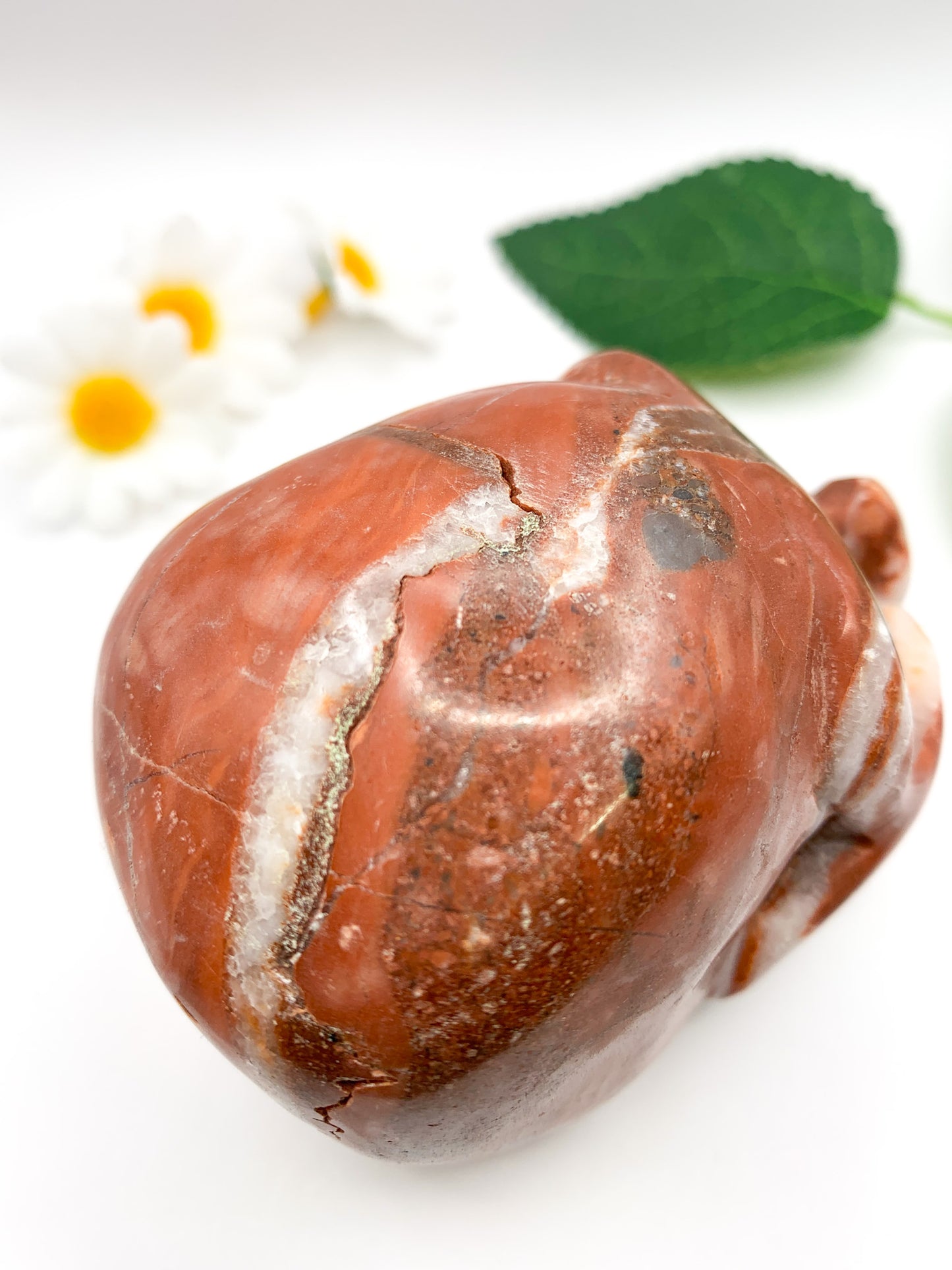 Red Jasper Skull - Crystal Love Treasures