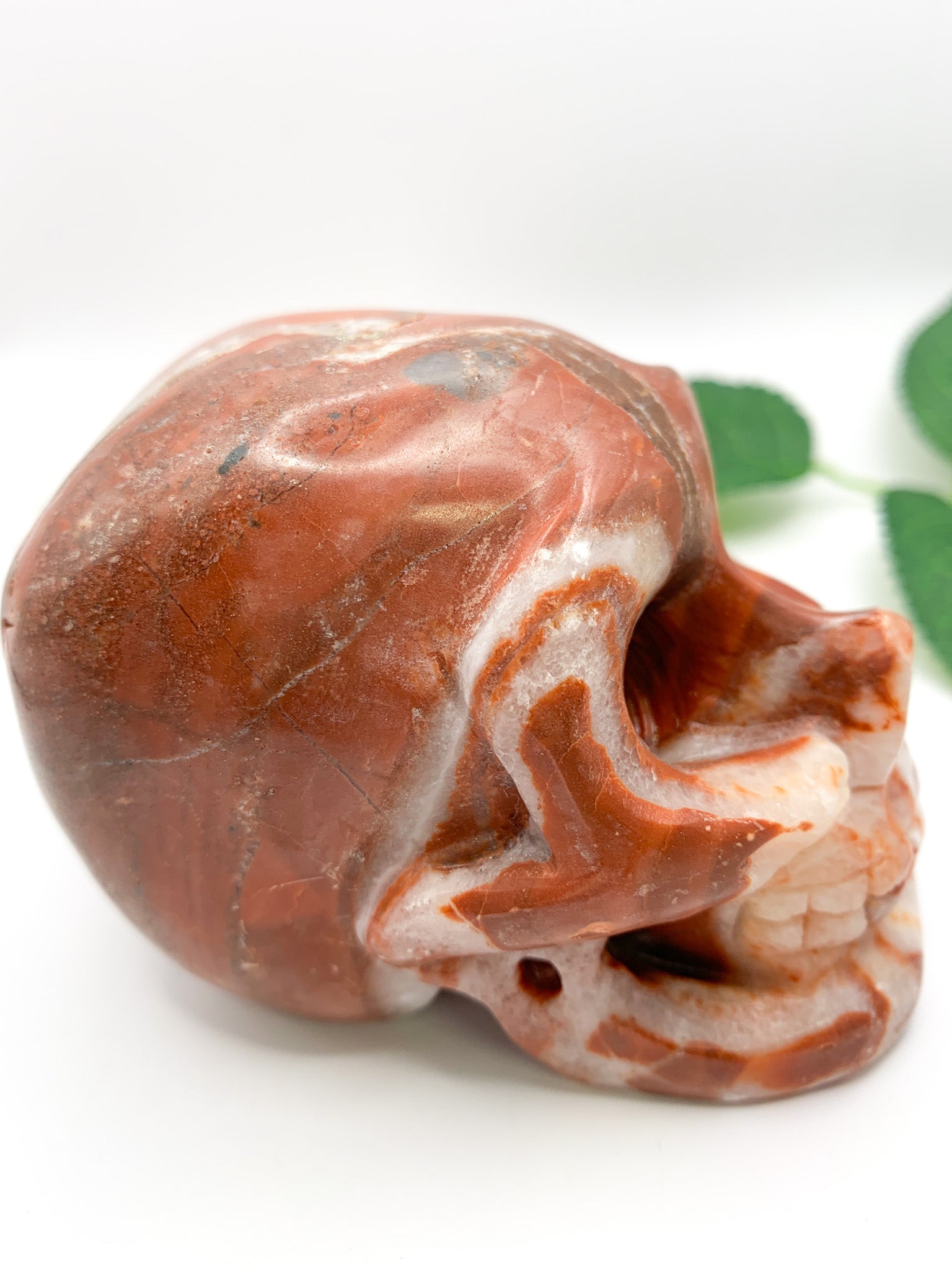 Red Jasper Skull - Crystal Love Treasures