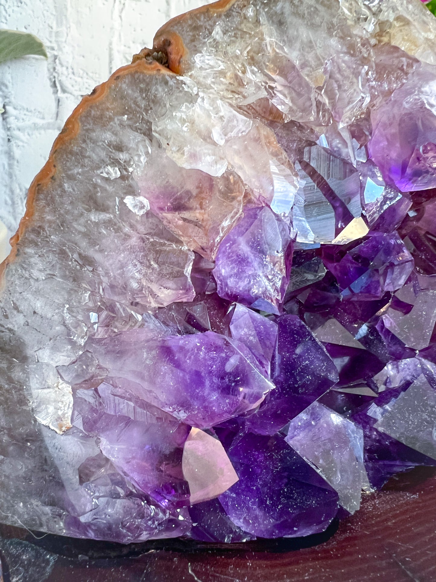 Raw Amethyst on Custom Stand - Crystal Love Treasures