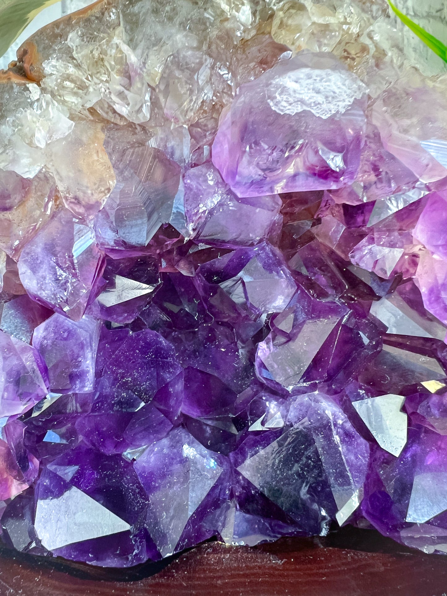 Raw Amethyst on Custom Stand - Crystal Love Treasures