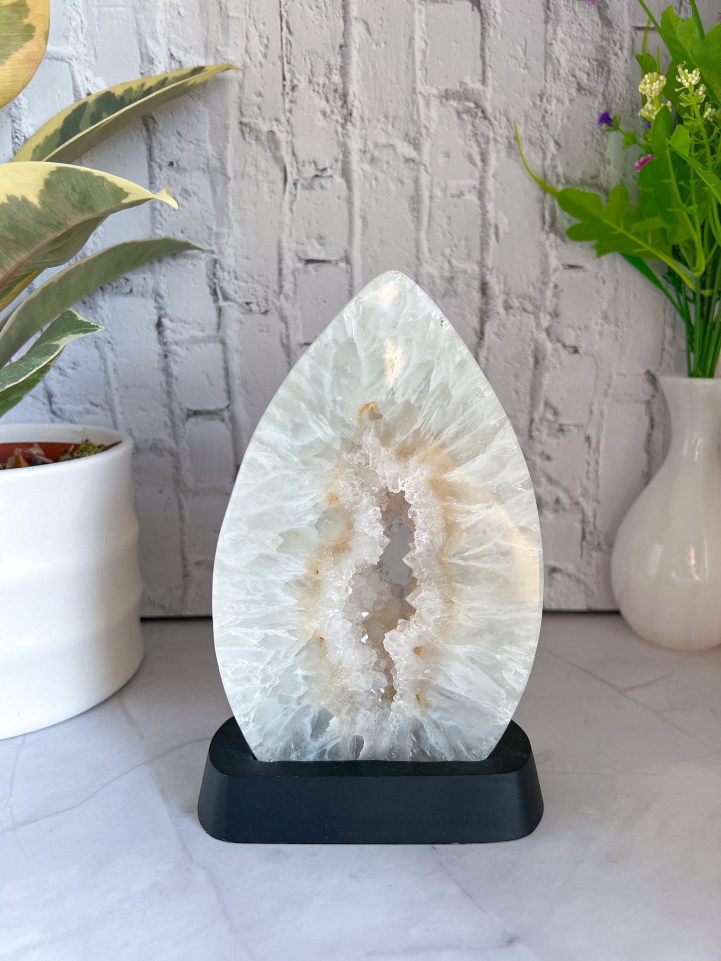 Druzy Agate Flame - Crystal Love Treasures