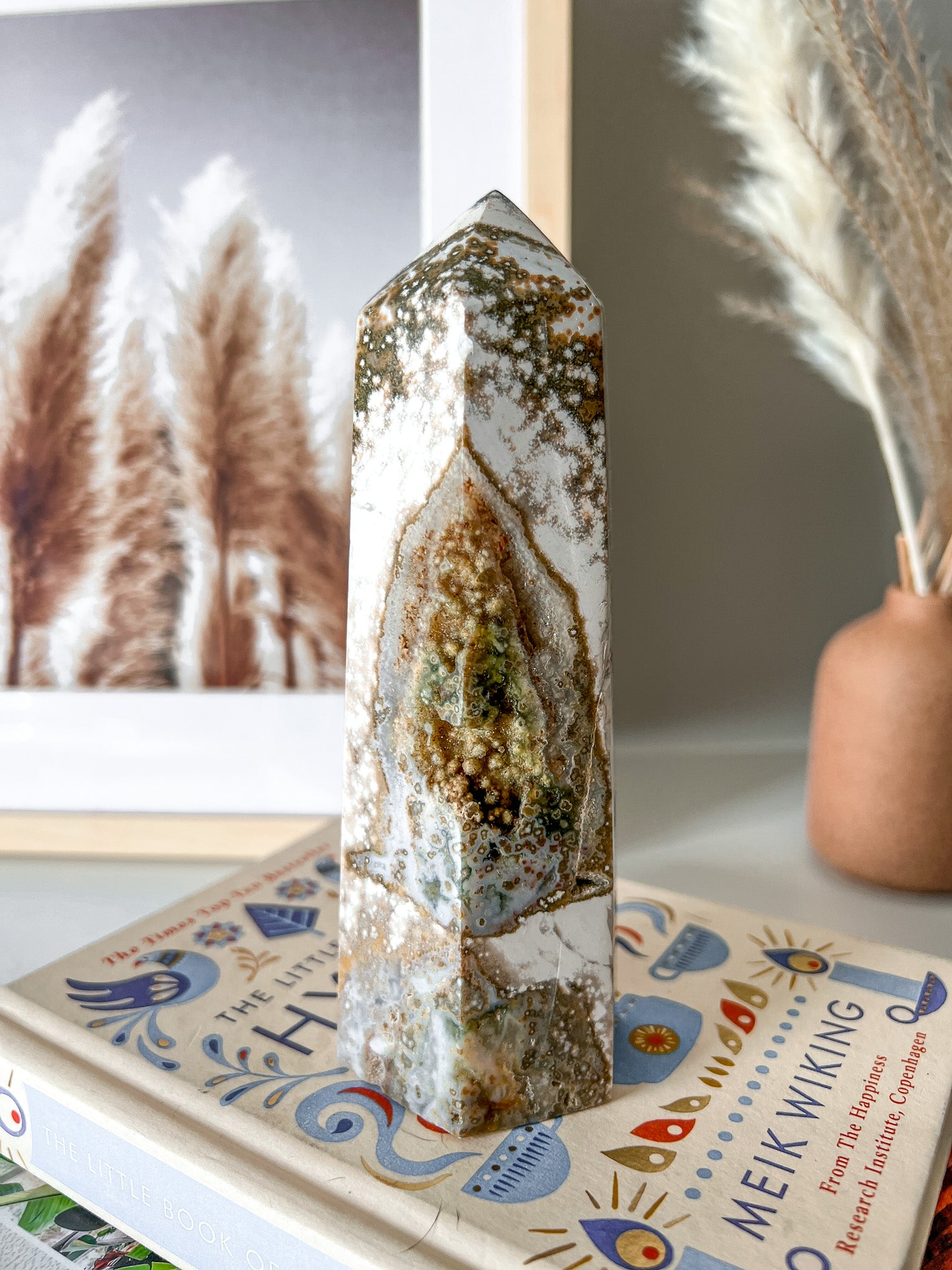 Ocean Jasper Tower - Crystal Love Treasures