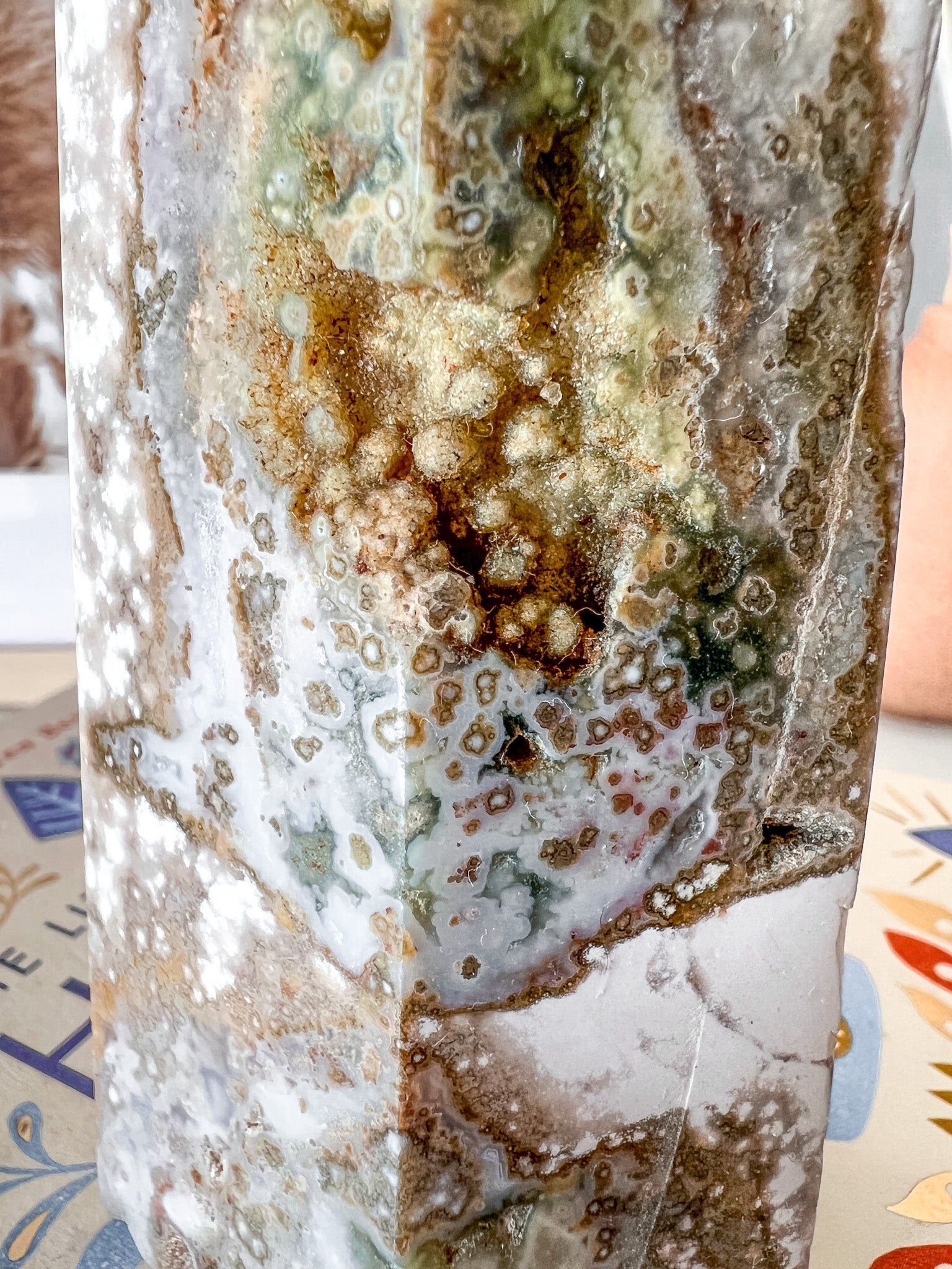 Ocean Jasper Tower - Crystal Love Treasures