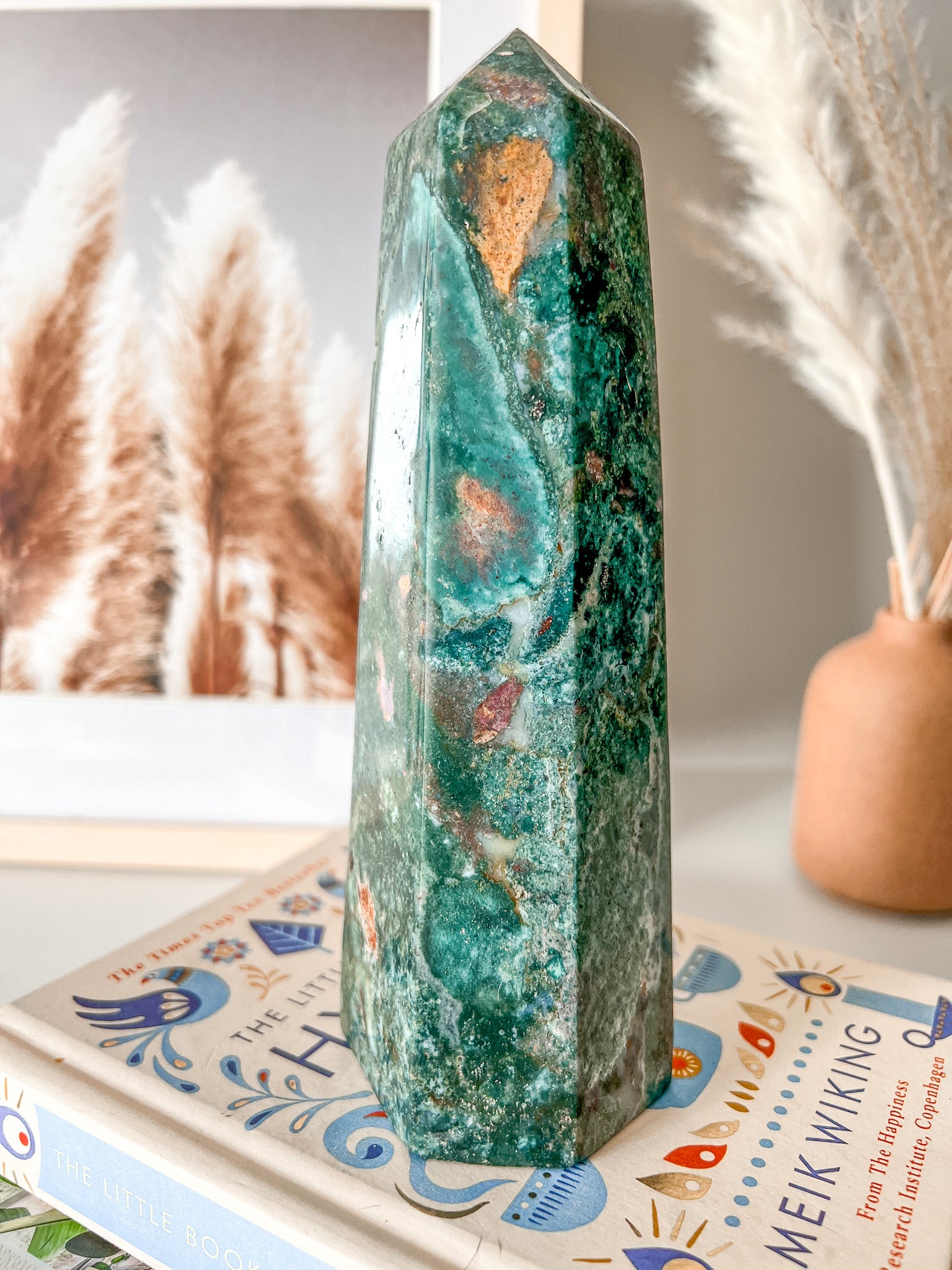 Ocean Jasper Tower - Crystal Love Treasures